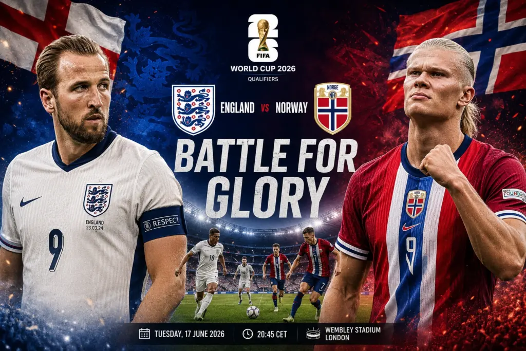 Sejarah Inggris vs Norwegia