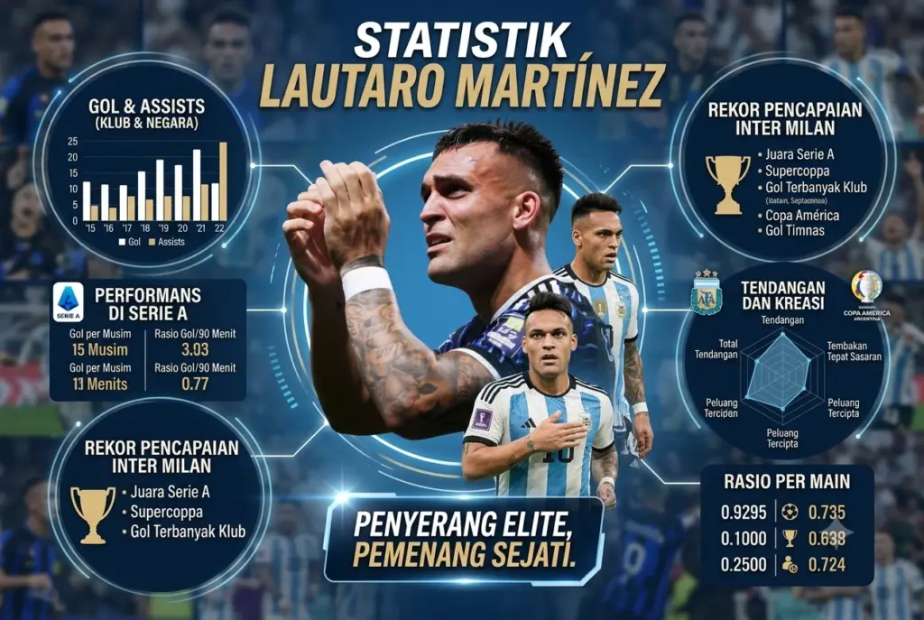 Statistik Lautaro Martínez 2026