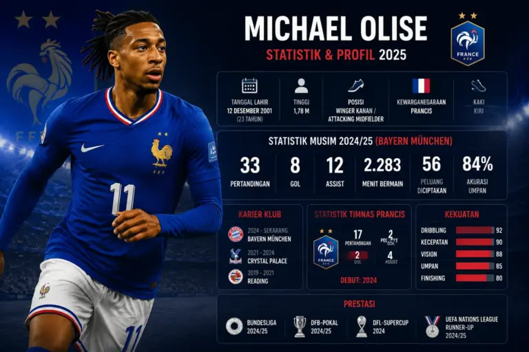 Statistik Michael Olise 2026