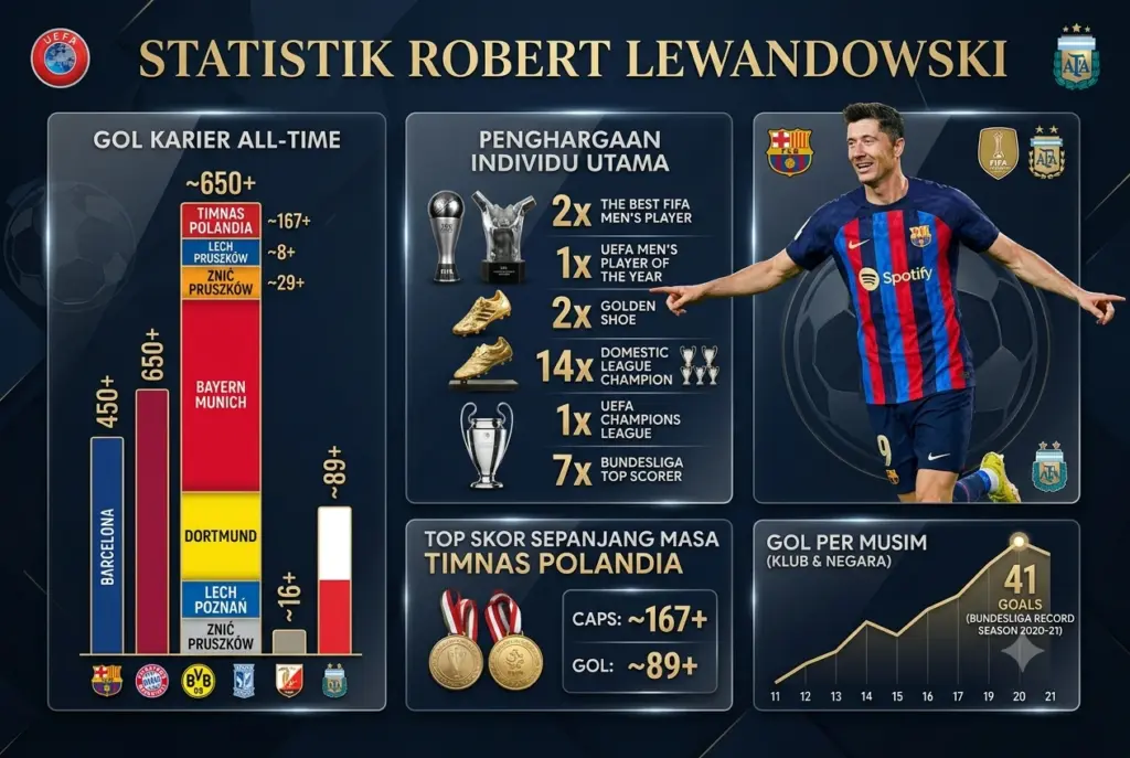 Statistik Robert Lewandowski