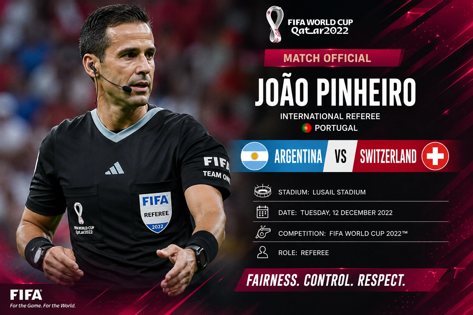Wasit Argentina vs Swiss